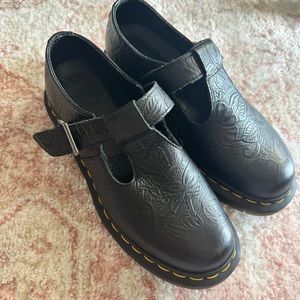 Floral Doc Marten loafers